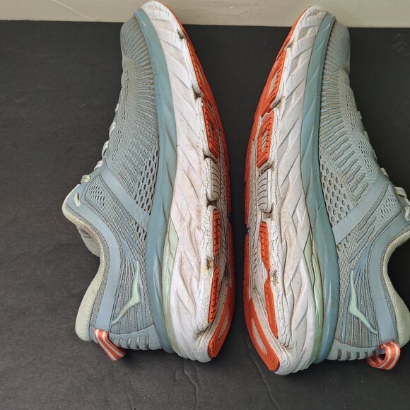 Hoka One‎ Bondi 7 Womens Size 9.5 Blue Lightweight Breathable Running Shoes - Picture 7 of 11